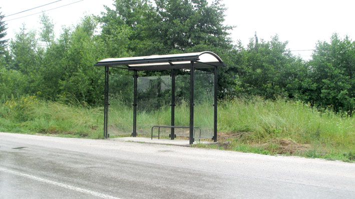 Popravka nadstrešnica na autobusnim stajalištima 	